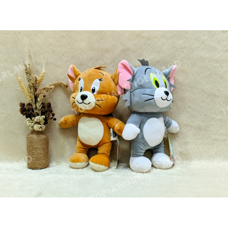 TTW Boneka Tom And Jerry Toys Doll Plush Tom Jerry Ukuran M