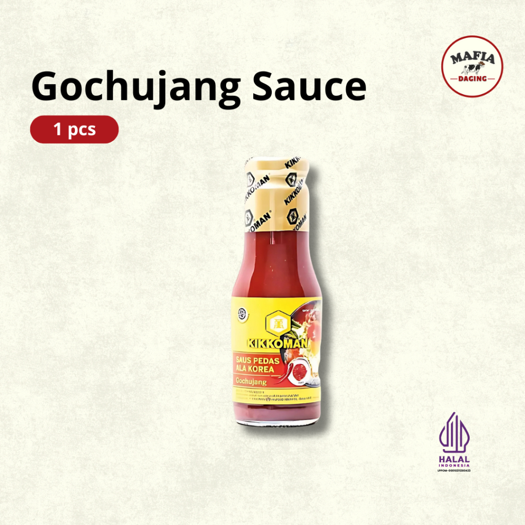 

[Mafia Daging] Gochujang Sauce Kikkoman / Saus Pedas ala Korea Halal 300 ml