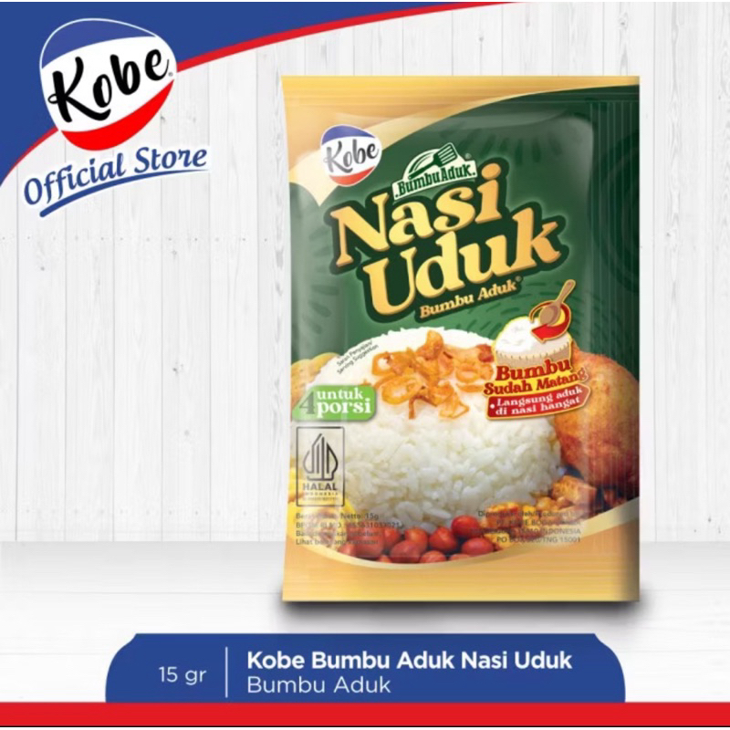 

KOBE NASI UDUK ECER 15 GRAM (1 PC)