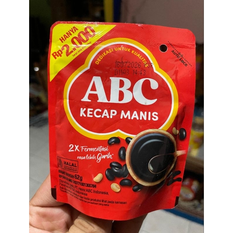 

Kecap Manis ABC 62G Halal | lebih gurih