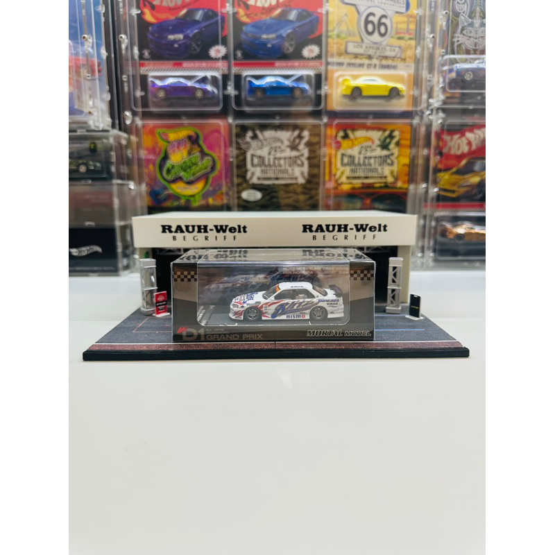 Mortal 1:64 Nissan Skyline URAS ER34 Drift Car Blitz D1 2005 White