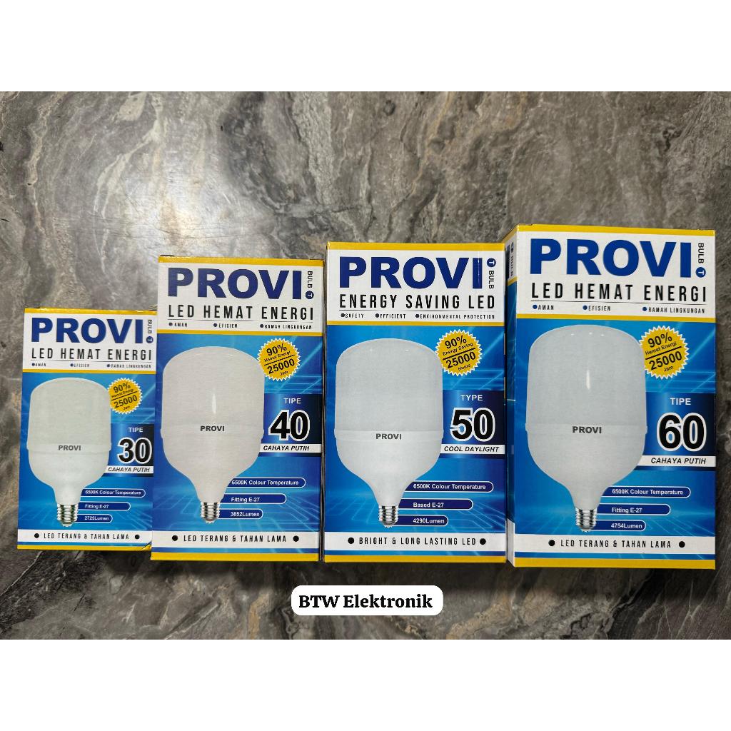 Lampu Led KAPSUL Provi / Lampu Led Provi / 30-60 Watt / Garansi 1 Tahun
