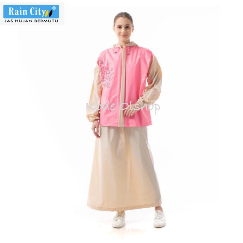 Kode Jh - Jas Hujan Setelan Rok Jacket Ritz New Color Rain City 69133 / Raincoat Stelan Baju Rok Mus