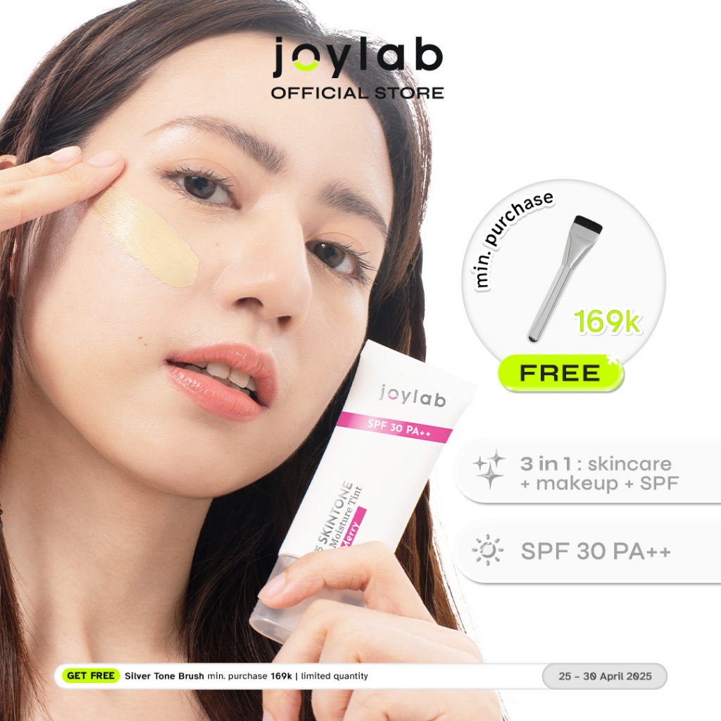 [ NEW LAUNCH ] JOYLAB -  3 in 1 Skintone Moisture Tint SPF30 PA++ - 30ml | Poreless Flawless Makeup