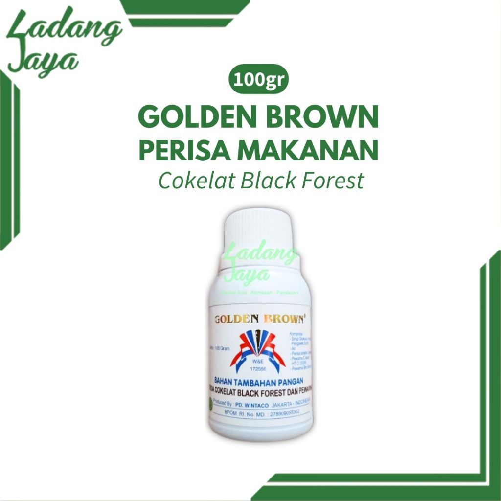 

GOLDEN BROWN Perisa Pasta Black Forest 100gr