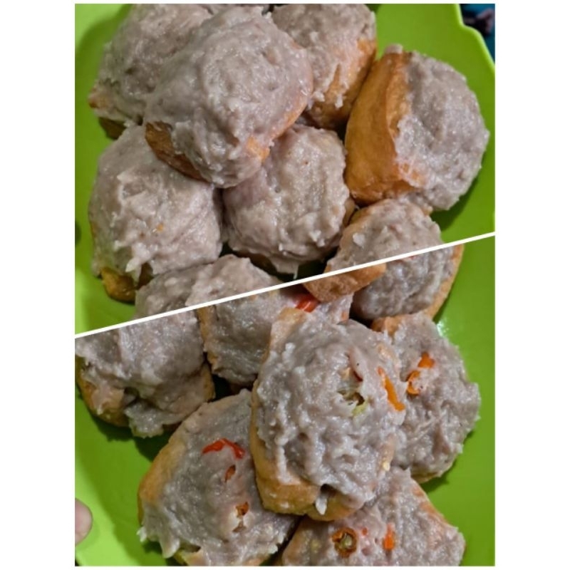 

Tahu Bakso ( isi 10pcs) Tahu Baxo daging Gemoy full isiannya, tipis kulitnya. Dijamin Enak dan Bergizi