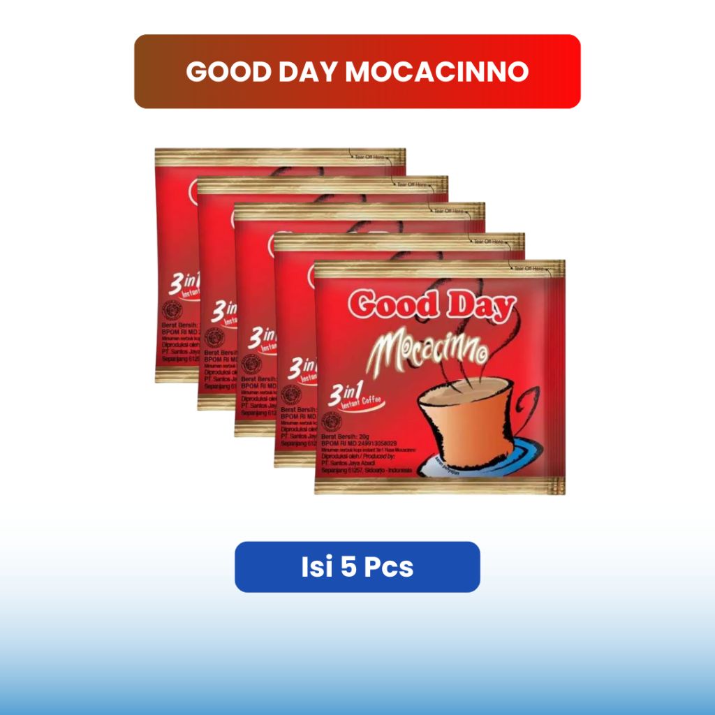 

Jual Good Day Mocacinno Paket 5 Pcs