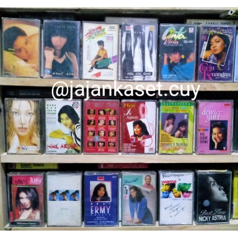 KASET PITA NIKE ARDILLA ERMI KULIT MELLY REZA VINA NUR AFNI NICKY ASTRIA BARANG JADUL BARANG UNIK BA