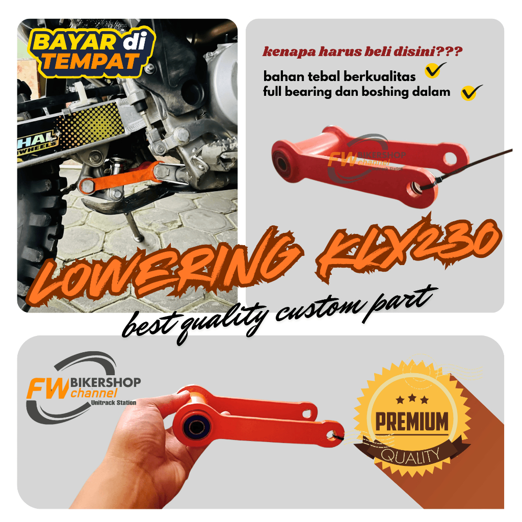 LOWERING LINK PERENDAH KLX230