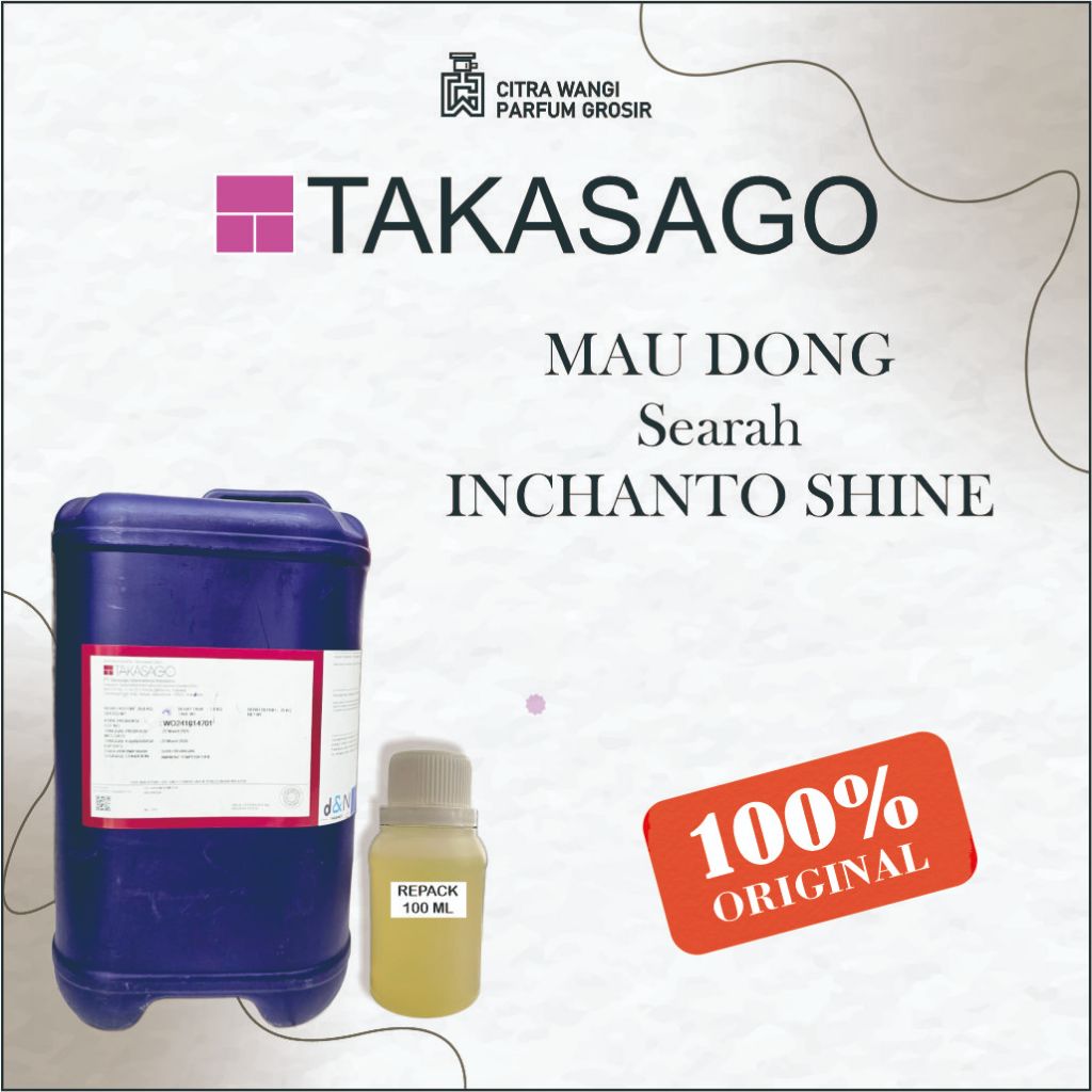 (100 GRAM) MAU DONG BY TAKASAGO DROM FRAGRANCE REPACK 100 GRAM. INCHANTO SHINE BIBIT PARFUME MURNI 1