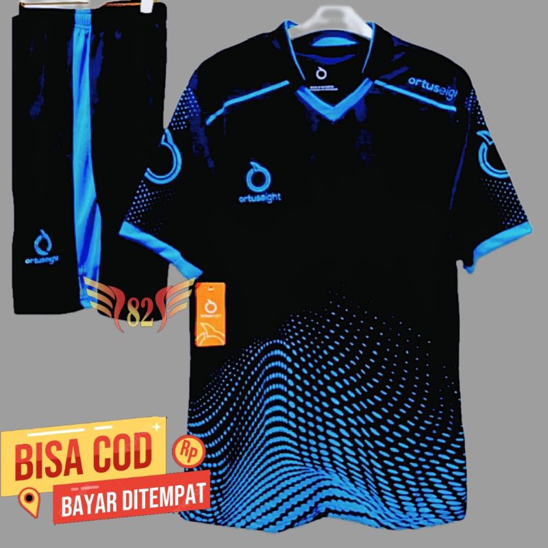 Setelan Jersey Bola Dewasa Baju Bola Futsal Ortuseight Gelombang