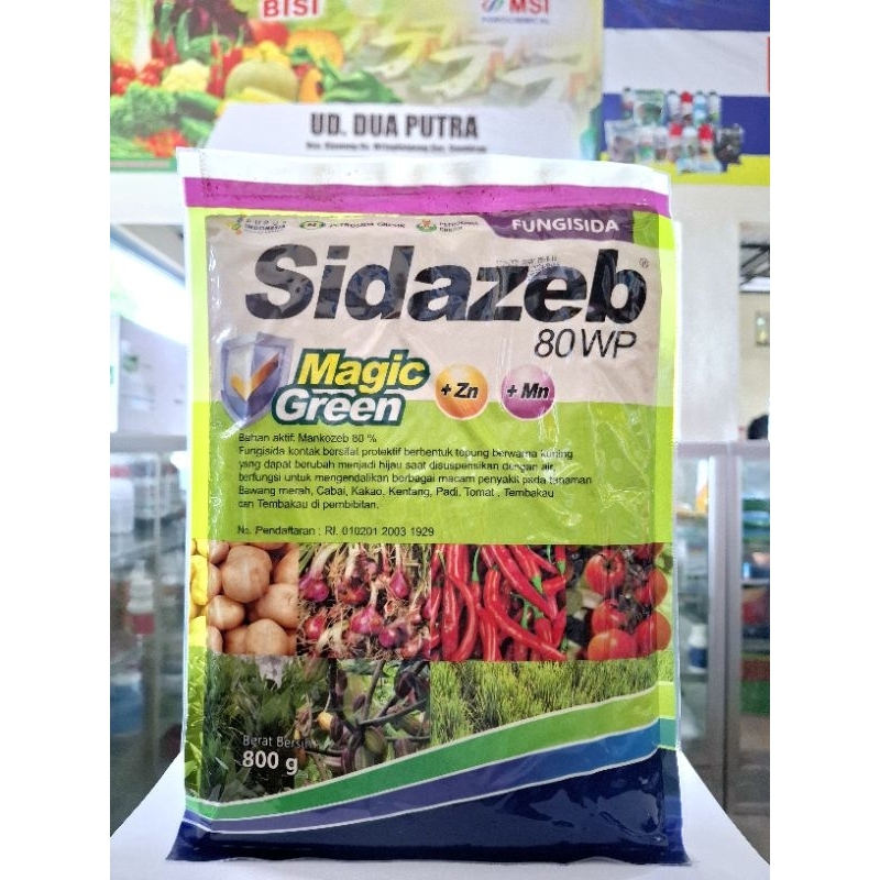 FUNGISIDA SIDAZEB Magic Green 80WP 800Gram