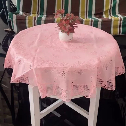 taplak meja bulat / taplak meja betawi/taplak meja kaca bulat