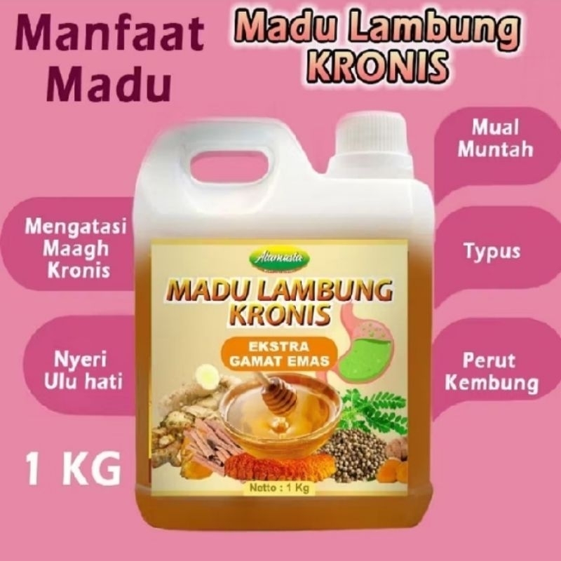 

ALAMASTA Madu Lambung Kronis 1kg | Maag, Gerd, Asam lambung