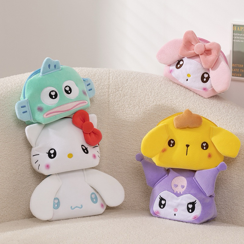 

Pouch Sanrio Tempat Pennsil Organizer Serbaguna Makeup Pencil Case Gadis Korea Y2K