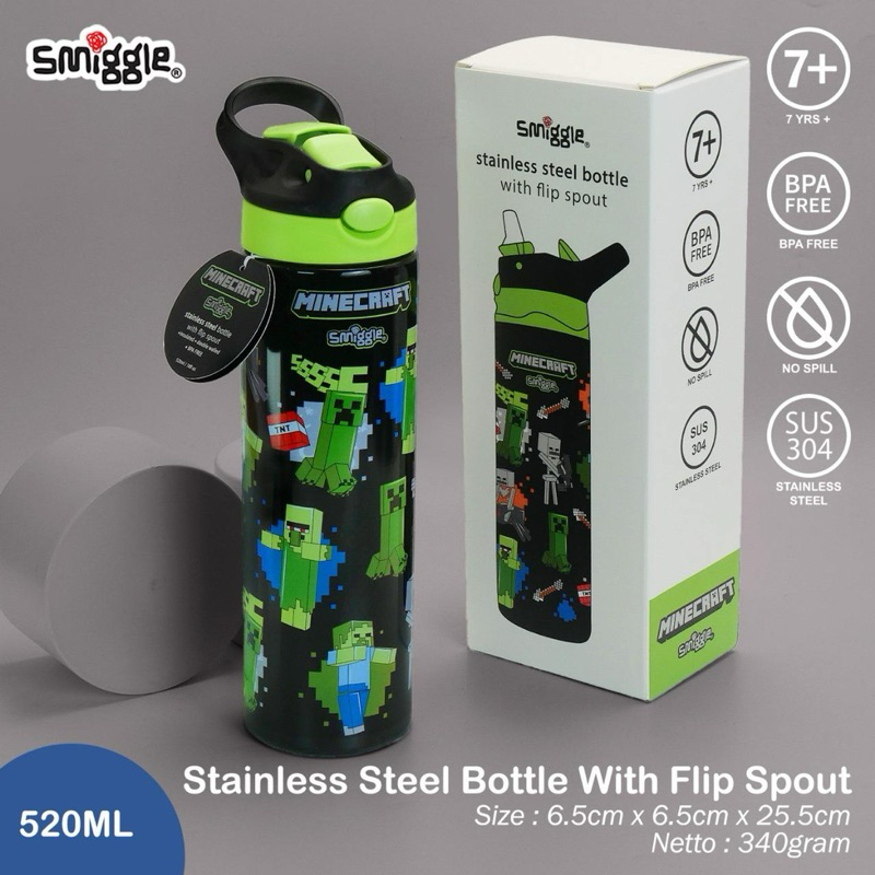 Botol smiggle stainless steel 520ml/botol smiggle