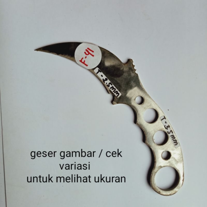 F-41 bahan baja D2/TKM germany