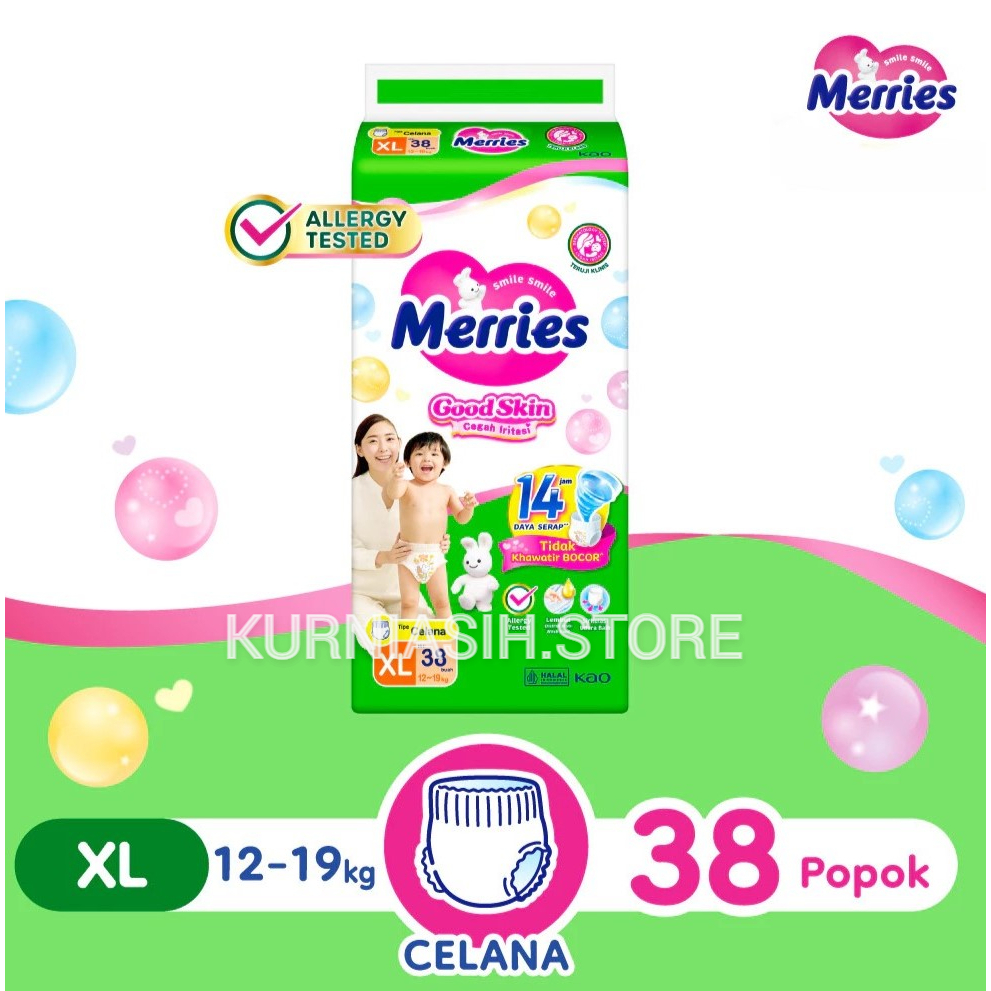 Merries Pants Good Skin XL 38 / Merries Skin Protection XL