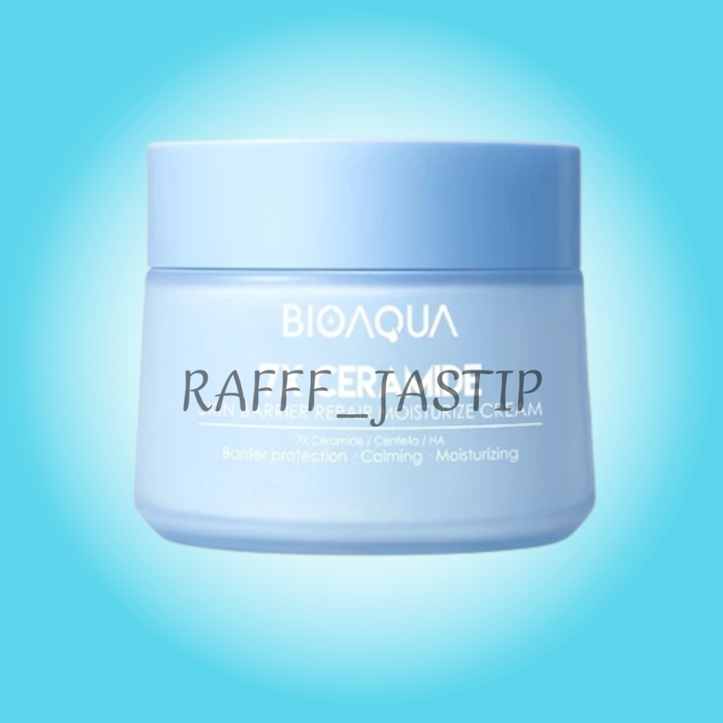 BIOAQUA 7X Ceramide Skin Barrier Repair Moisturizer Cream 50g Pelembab Wajah Cream Pemutih Wajah Day