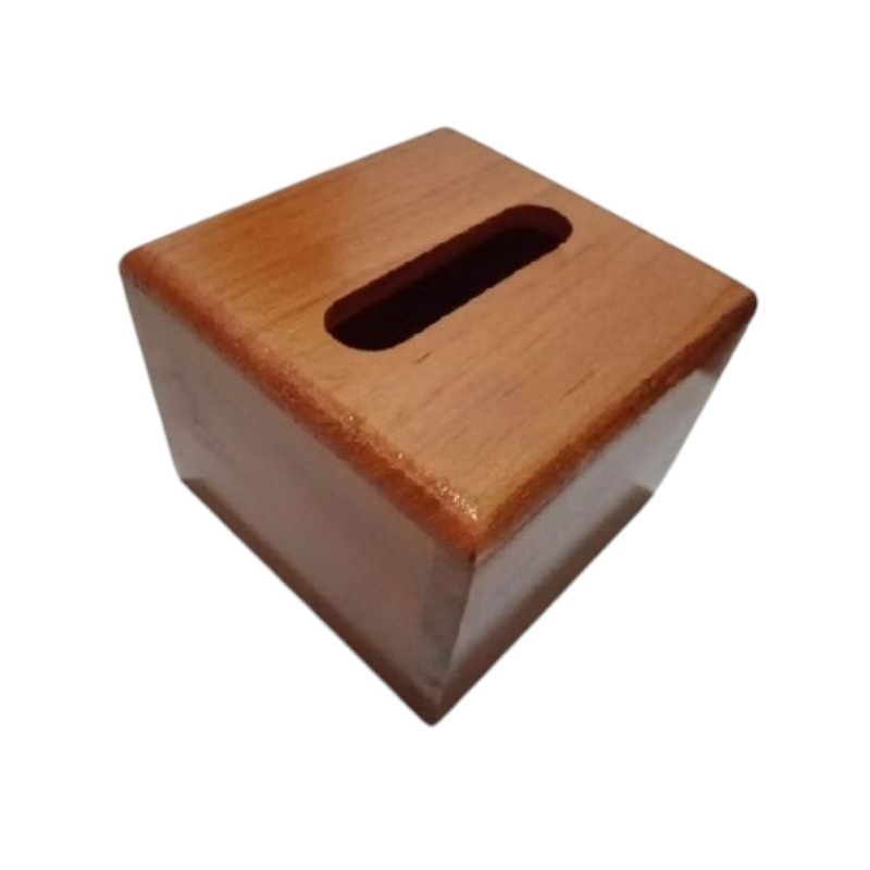 Tempat Tisu Kayu Jati / Kotak Tisu Kecil / Aesthetic