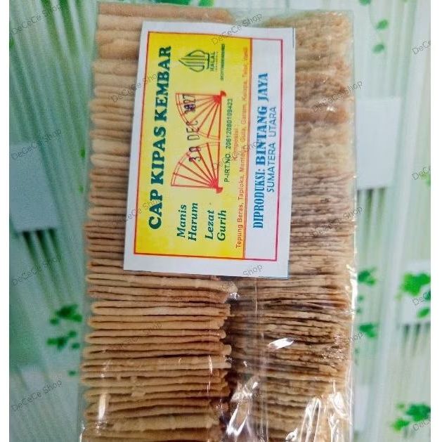 Kue Kipas Kelapa | Roti Kipas | Kue Kapit Kipas | Decece Shop