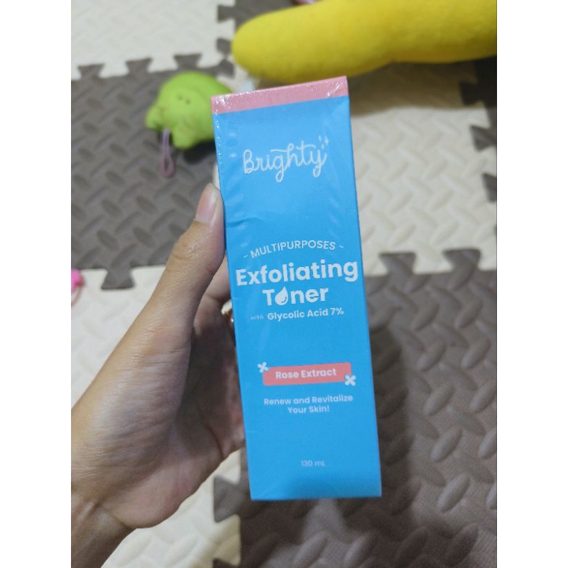 exfoliating toner brighty