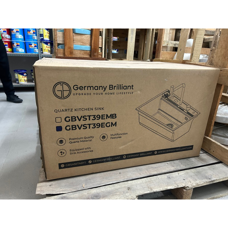 GERMANY BRILLIANT SINK GBVST39EGM KITCHEN SINK