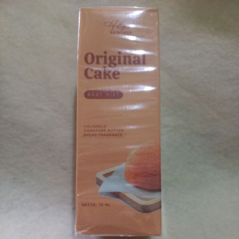 holigrels skincare body mist original cake 75 ml