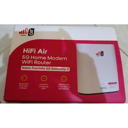 NOKIA HiFi Air 5G Home Modem WiFi Router Nokia FastMile Gateway 2 bundling Indosat