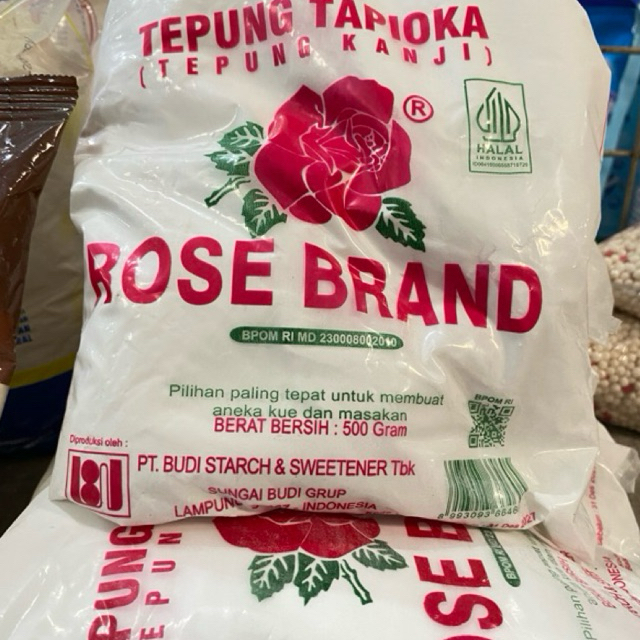 

Tepung tapioka rose brand atau tepung kanji 500gr