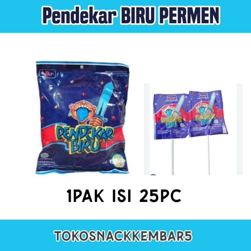 

BRONSON PERMEN KAKI Hot hot PERMEN PENDEKAR BIRU PACK ISI 25