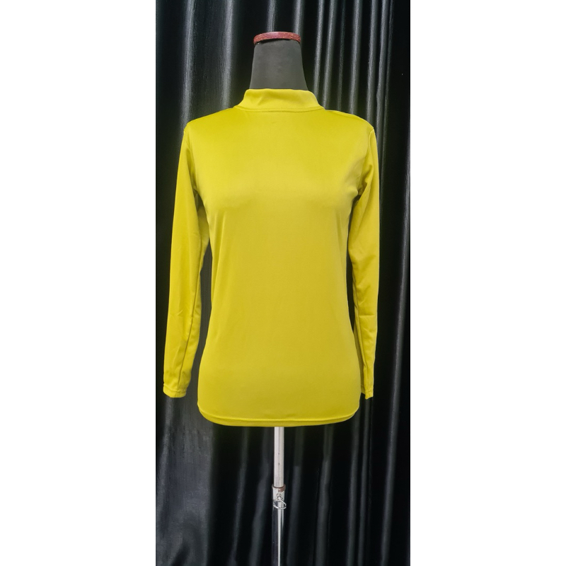 Manset muslim premium warna lemon, manset wanita lycra, daleman kebaya, manset kebaya