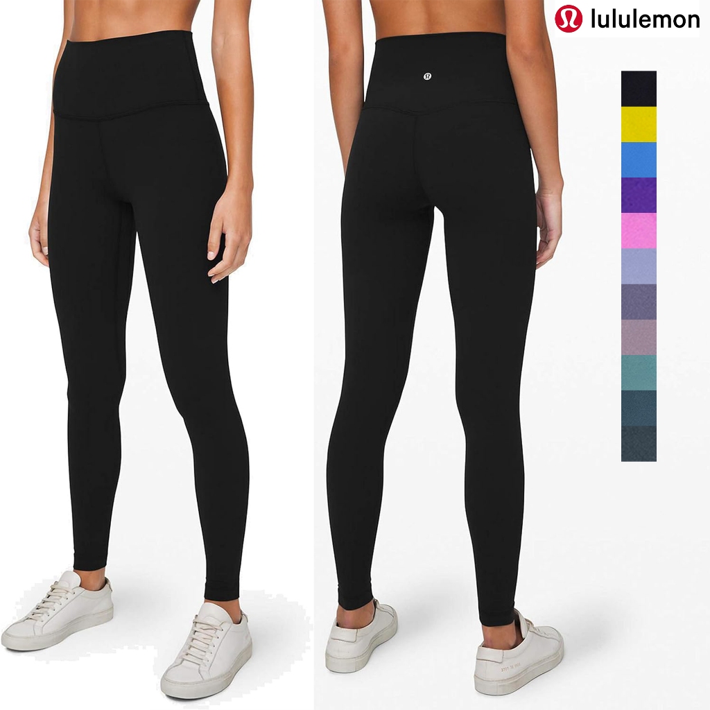 Lululemon Yoga Pants High Waist Leggings Wanita