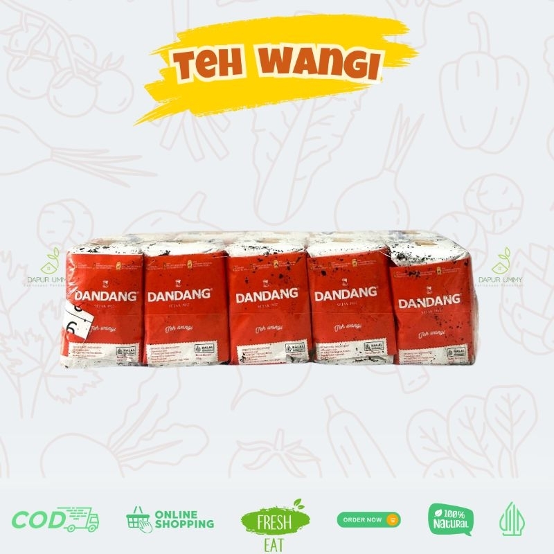 

DANDANG • Teh Dandang Merah 1 Pack isi 10 pcs