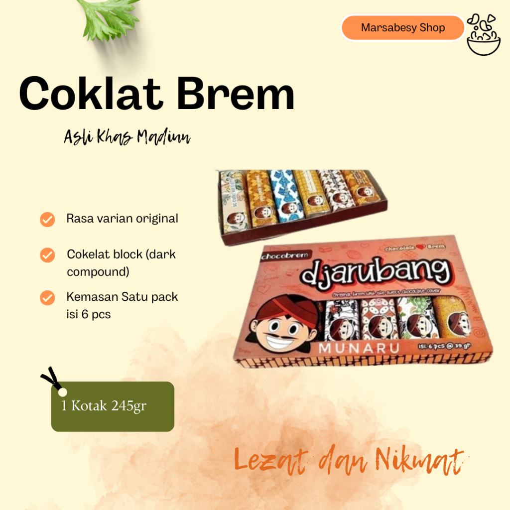 

NEW Coklat Brem Chocobrem Jumbo Djarubang MURAH BERKUALITAS
