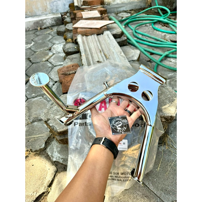 [CHROME CELUP] ORIGINAL STANDAR 2 SCORPIO PNP ASTREA GRAND,PRIMA,C70,SUPRA LAMA SUPER TEBAL