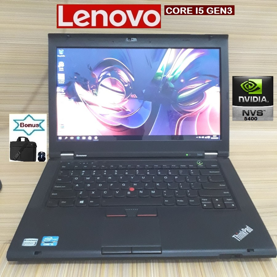 Laptop core i5 Lenovo thinkpad ram 4gb hdd 500gb  bergaransi