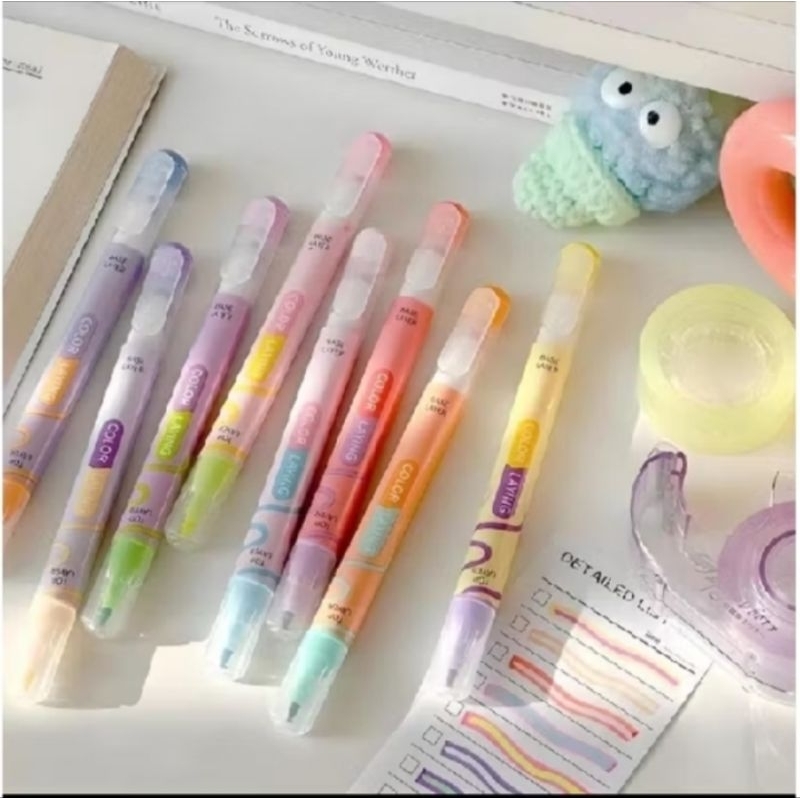 

Stabilo Pastel 1 Set isi 6 Pcs 12 Warna Highlighter