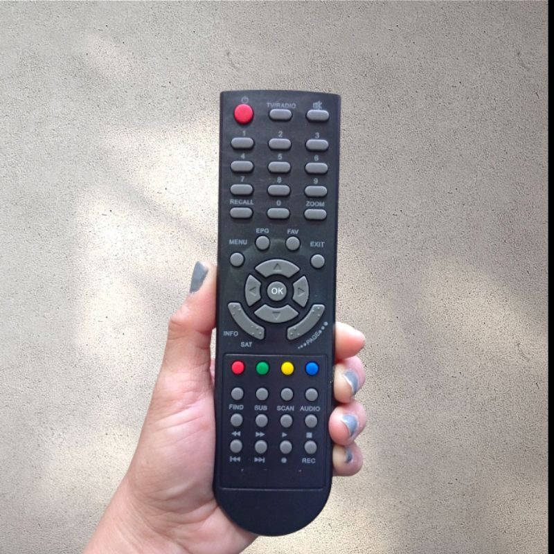 Remot Remote Receiver Parabola Tanaka Nusantara TN-01 4K HD / Transvision Nusantara HD KU / C Band