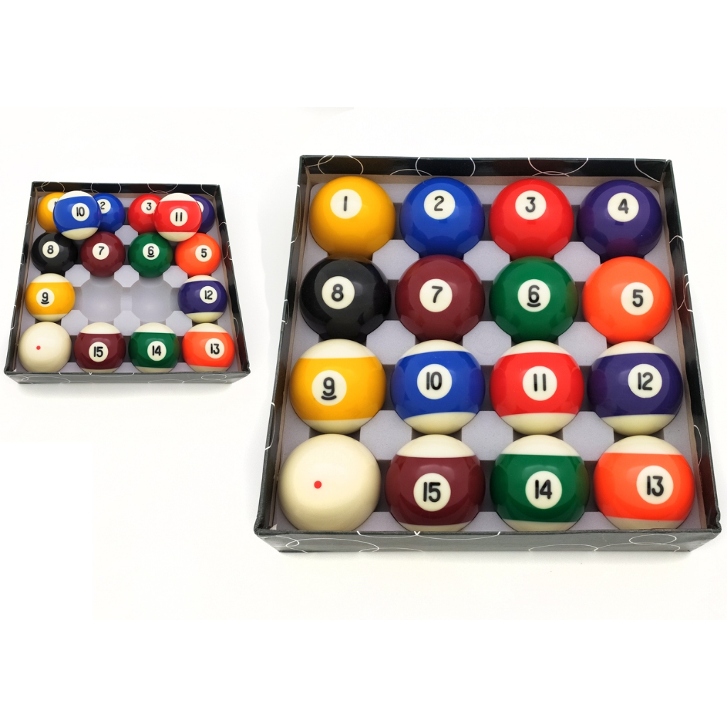 BOLA BILLIARD SET 2 1/4 BESAR / BOLA BILLIARD MEJA 9
