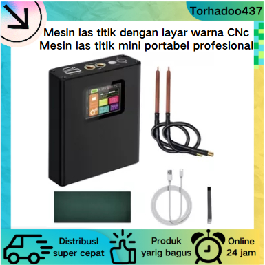 Mesin Las Titik Layar Warna, Mesin Las Titik Digital, Set Lengkap Mesin Las Titik DIY Baterai Lithiu
