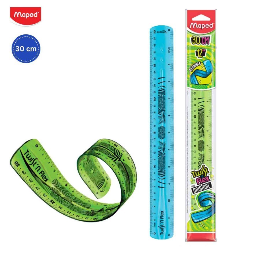 

Penggaris Lentur Maped Twist and Flex 30cm 279010 Ruler Mistar