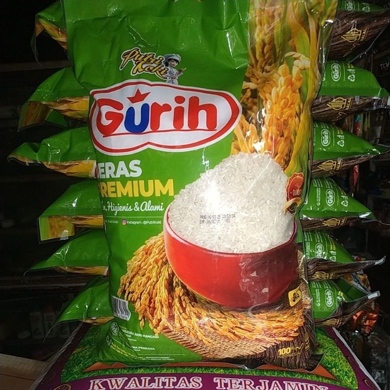 

GURIH Putri Koki Beras Premium Pulen Higienis & Alami 3 Kg