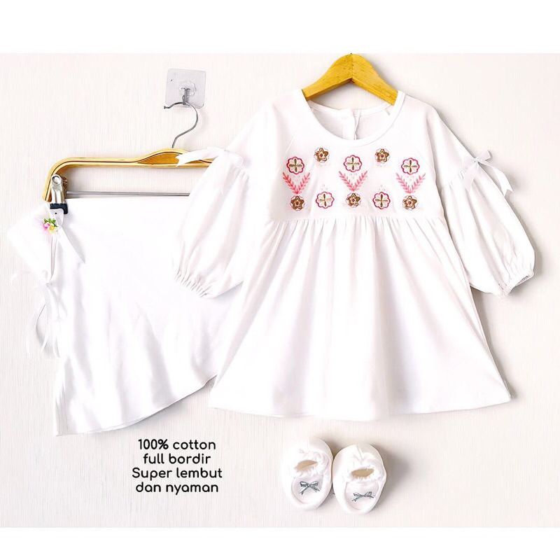 Baju bayi perempuan / Setelan bayi perempuan / Dress bayi perempuan / Dress import bayi