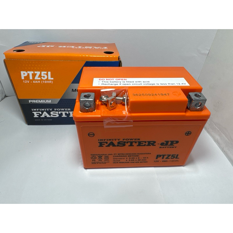 Aki Battery batray Motor Kph Beat Mio soul Kereng FASTER PTZ5L (GTZ-5S) Full Kering