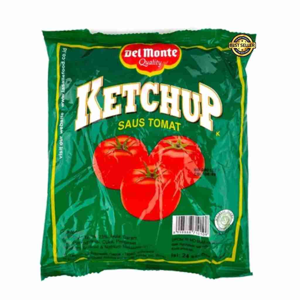 

DELMONTE SAUS TOMAT SACHET 24X9GR / Saus Tomat DELMONTE Sachet - 1 Pcs (Isi 24@8 Gram)