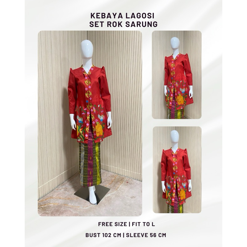 Kebaya Lagosi Set Rok Sarung