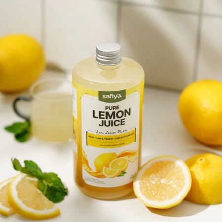 

Juice Sari Lemon Asli Safiya 500 ml Original Diet/Detox | 100% Pure Air Lemon Murni Organik Premium Minuman