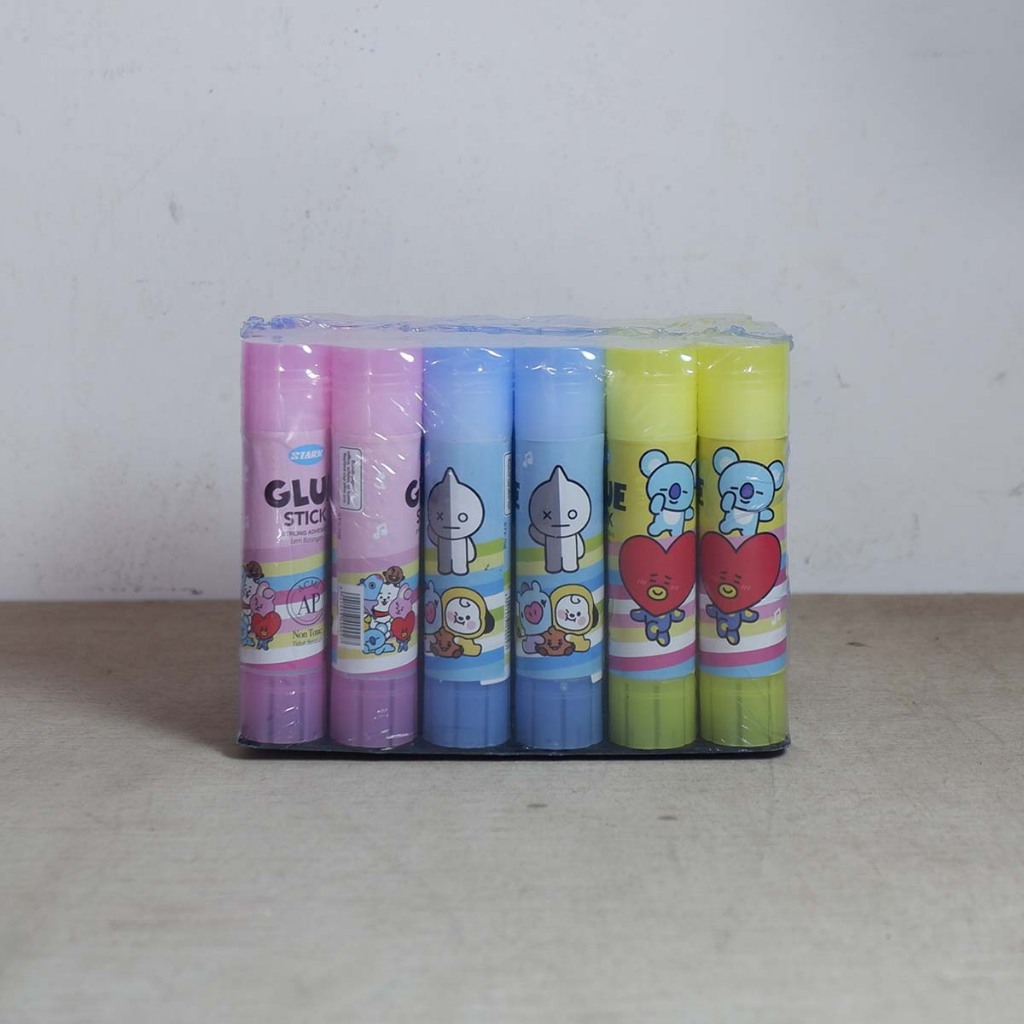 

[24 Pcs] Nerrd Paket Hemat Grosir Glue Stick Warna Murah Stark 1 Pack Isi 24 Pcs
