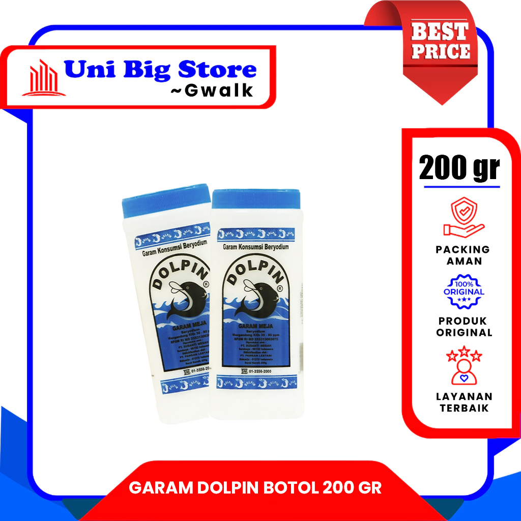 

GARAM DOLPIN BOTOL - 200 gr